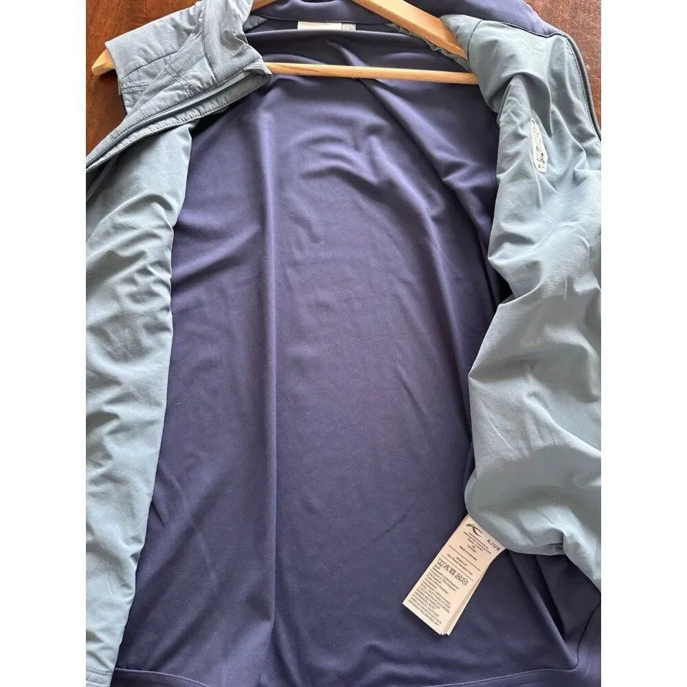 KJUS Men's 52/L Rowan Insulated Vest Blue NEW Golf